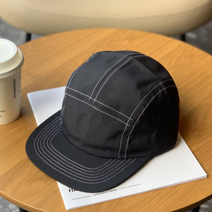 Quick-drying 63cm Large Flat Baseball Cap Men  Women Light  Breathable Sports Short Brim 5 Panel Running Hat Nylon Hats for Men