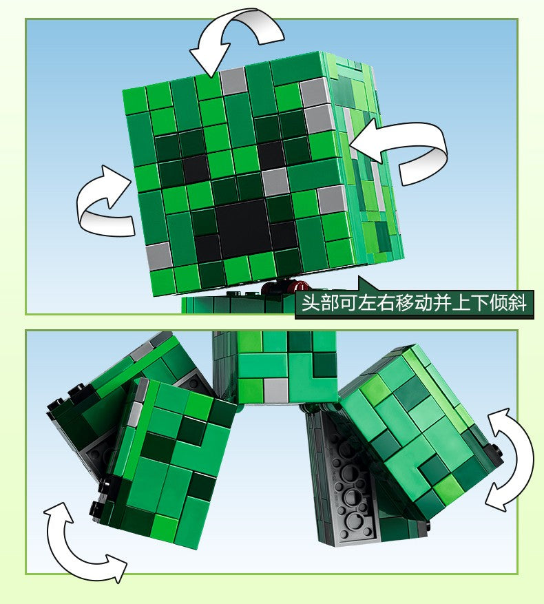 Lego Minecraft 21276 Creeper Brinquedo de Blocos de Montar Presente Dia das Crianças