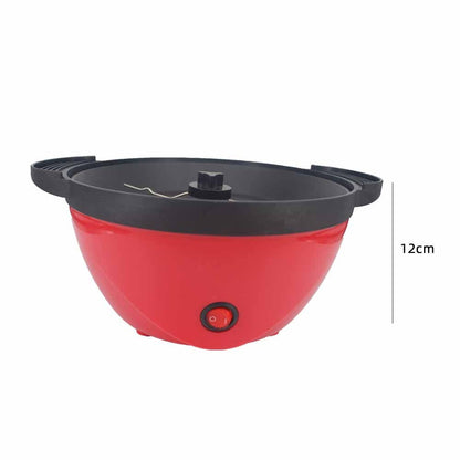 Máquina de pipoca elétrica doméstica 850W máquina de pipoca quente automática pipoqueira caseira DIY Popcorn Movie Snack Sonifer Popper