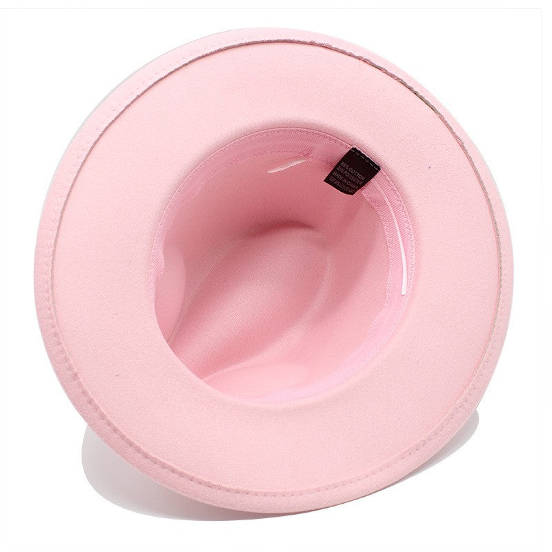 New Fedora Hat For Women Winter Elegant Fashion Formal Wedding Decorate Church Cap Panama Party Jazz Hat chapeau femme