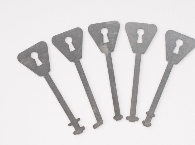 Kit Profissional de Chaveiro - Chave de Tensão de Aço Inoxidável e Conjunto de Gazuas com Ferramentas de Haste de Empurrar