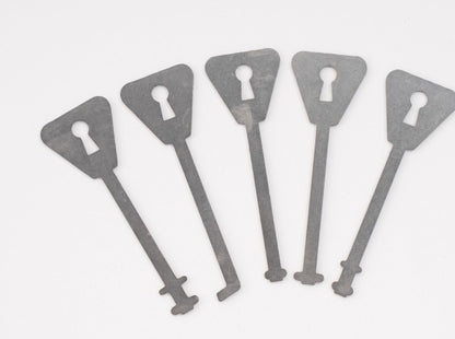 Kit Profissional de Chaveiro - Chave de Tensão de Aço Inoxidável e Conjunto de Gazuas com Ferramentas de Haste de Empurrar