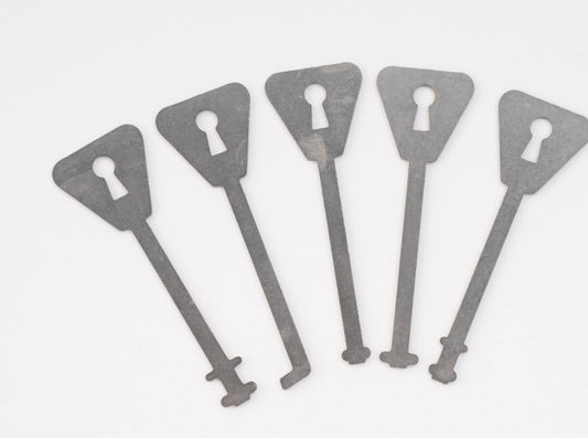 Professional Locksmith Kit - Stainless Steel Tension Wrench & Lock Pick Set with Push Rod Tools