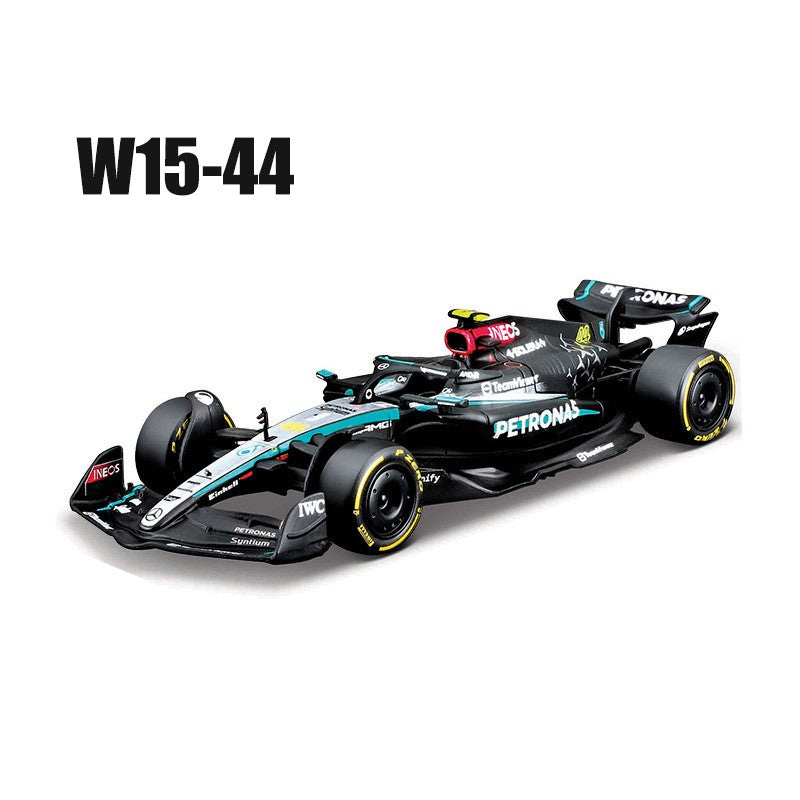Novo 2024 Bburago F1 1:43 Bwt Alpine A524 Duas Cores Azul Rosa Liga Miniatura Modelo Diecast #10 #31 Carro de Fórmula Brinquedo Presente