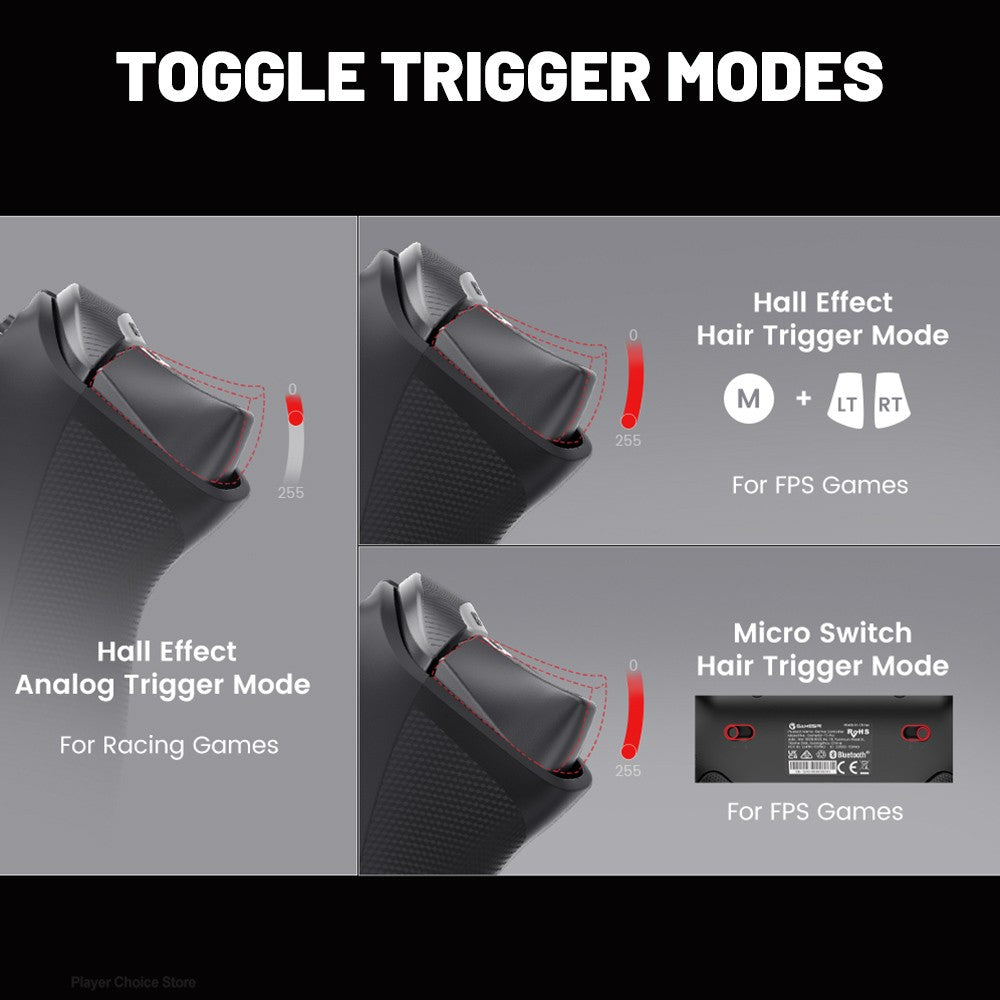 GameSir Tarantula Pro Gamepad PC for Nintendo Switch 2 Switch Android iOS Controle TMR Hall Joysticks NFC 6 axis Gyro Controller