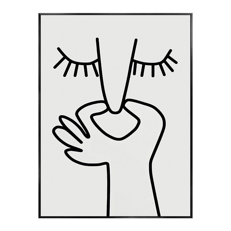 Abstract Humour Bad Smell Funny Bathroom Poster Black White Prints Canvas Painting Wall Art Pictures WC Toilet Room Decor