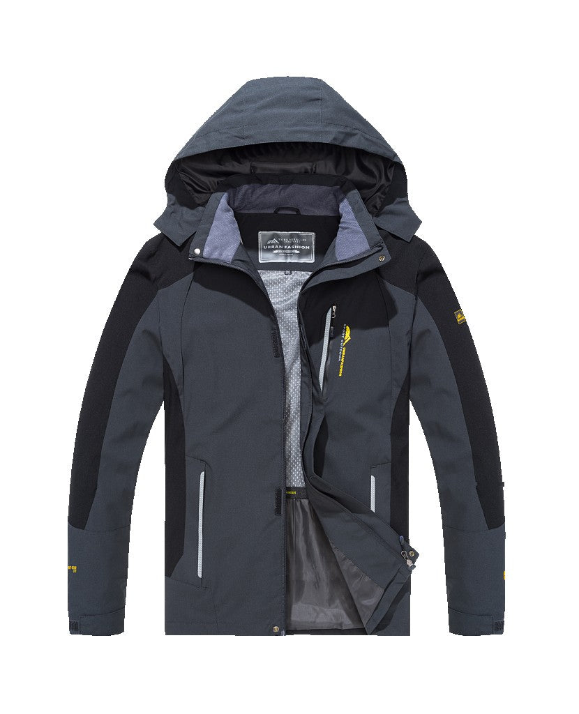 Men's Waterproof Hiking Jacket Large Size Windproof Windbreaker Camping Hunting Running Trekking Fishing Coat Men Outdoor