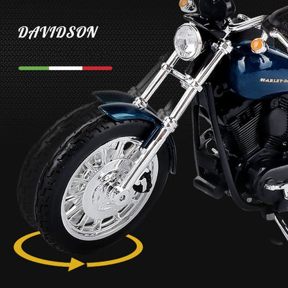 Maisto 1:12 Harley Dyna Super Glide Sport 2004, Motocicleta Esportiva de Liga Leve, Modelo Fundido em Metal, Motocicleta de Corrida de Rua, Presente Infantil