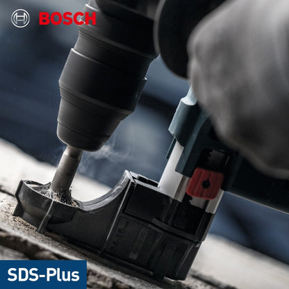 Broca de martelo rotativo Bosch SDS Plus 4 furos série 5 para perfurar furos em concreto armado para trabalho de construção