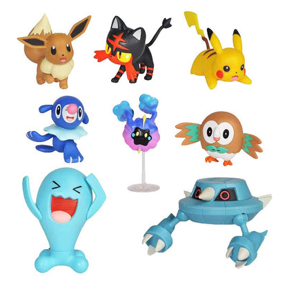 Pokémon Bonecos de Batalha Definitivos Pikachu Bulbasaur Eevee Pocket Monsters Boneco de Batalha Anime Action Figure Modelo Terno Brinquedos Presentes