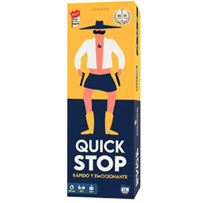 Quick stop (Spanish): wild western word duel Party props family interaction child gift Fast crazy unapologetic group interaction