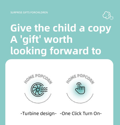 Popcorn Machine Household Healthy Hot Air Oil Free Corn Popcorn Maker For Kitchen Kids Home-made Popcorn Movie Snack 110V/220V