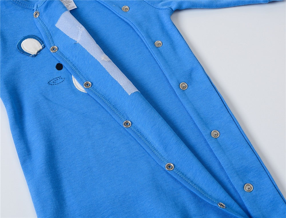 Kavkas 3 Pcs/lot Baby Boy Rompers 0-12M 100% Cotton Newborn Long Sleeve Clothes Cartoon Print Girls Items