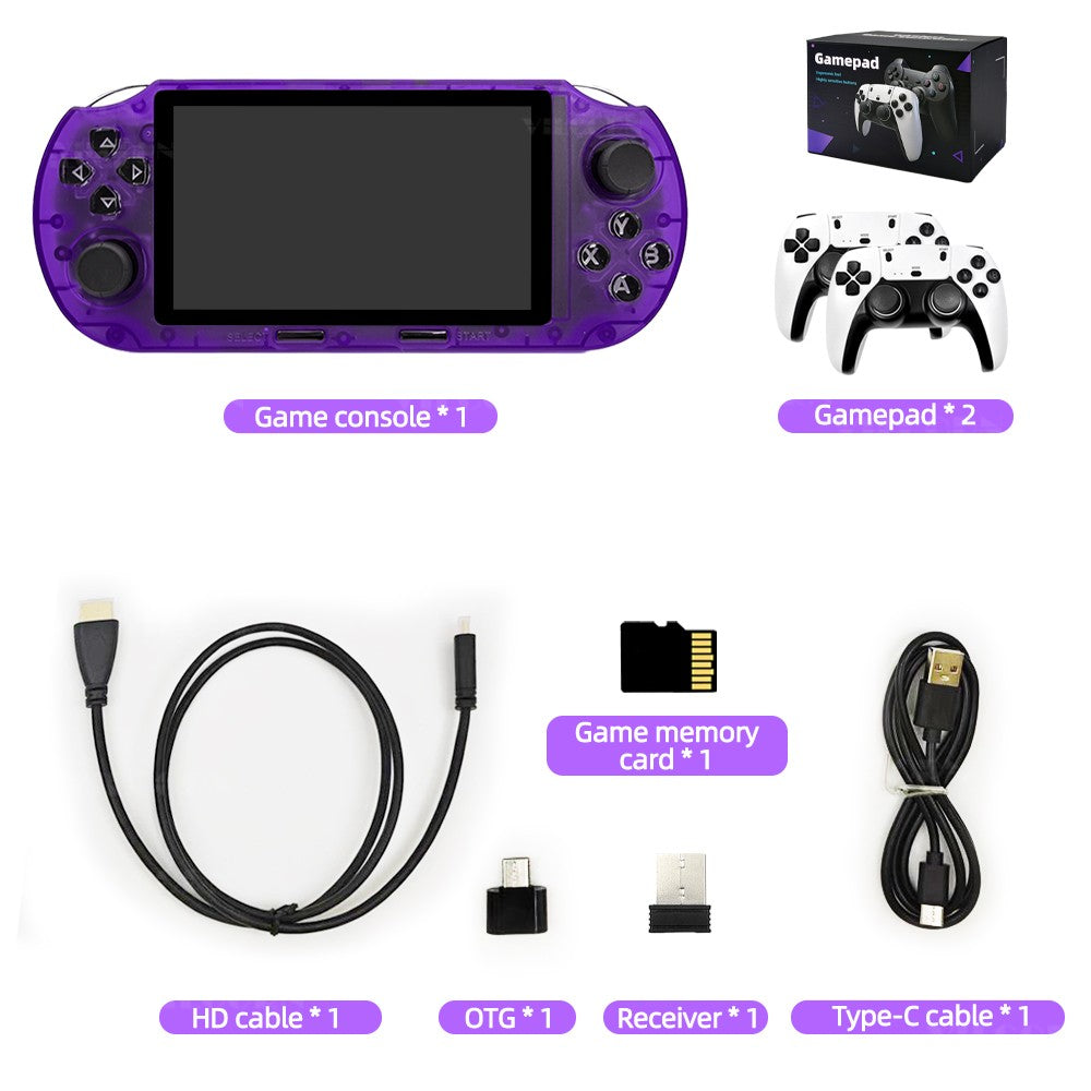 VILCORN SF3000 HD Handheld Game Console for PS1 MAME Retro Emulator 4.5 inch FHD Portable Gaming Machine Christmas Gift