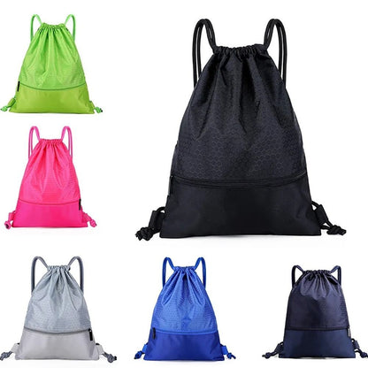 1Pc Foldable Waterproof Gym Bag Fitness Backpack Drawstring Shop Pocket Hiking Camping Beach Swimming Men Women Sports Bags