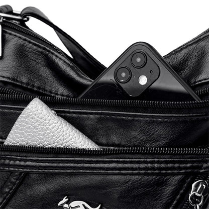 High Quality Soft Leather Luxury Purses and Handbags Women's Bag Designer Multi-pocket Crossbody Shoulder Bag for Women 2024 Sac