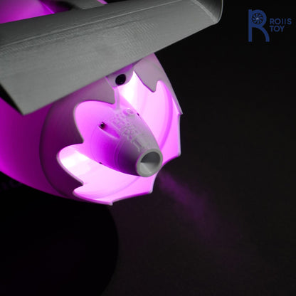 Single Head Turbojet Fan Humidifier with Blowing Capability RGB Light Show Function Home Office Desktop Air Moisturizer Room Dec