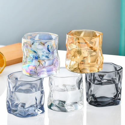 Copo de uísque cinza-fumaça 190ml, copo Old Fashioned de base pesada, conjunto de presente para bar, caneca de cerveja de cristal, direto da fábrica
