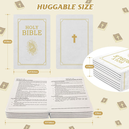 Mark 16 White Cutest Bible Memory Foam Pillow with Bible Throw Pillow Learn the valuable lesson Learn the valuable lesson