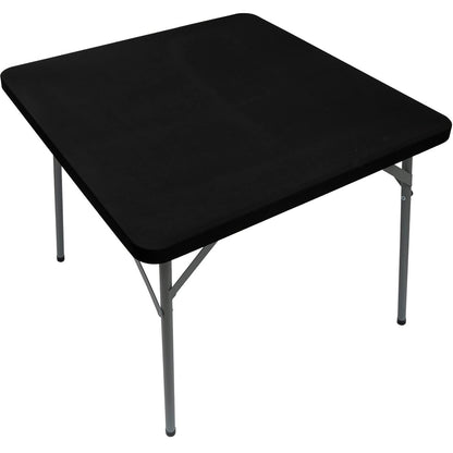 Square Fitted Table Cover Elastic Tablecloth Dining Kitchen Home PartyStretch Spandex Table Top Topper Slipcover