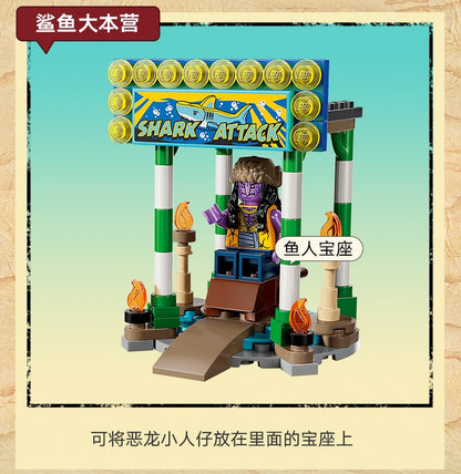 Lego One Piece 75638 Batalha no Paraíso do Dragão Blocos de Montar Educacionais Brinquedo Presente de Dia das Crianças para Meninos e Meninas