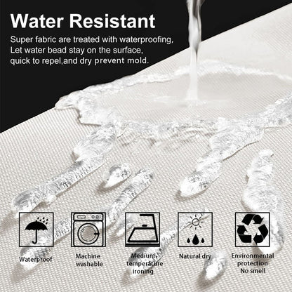 1 piece 180x180cm Christmas gingerbread man pattern printed shower curtain partition bathroom waterproof and mildew proof