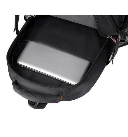 Mochila de Grande Capacidade - Mochila Masculina Espaçosa, Durável e Estilosa, Perfeita para Viagens de Negócios, Lazer e Uso Diário, Su