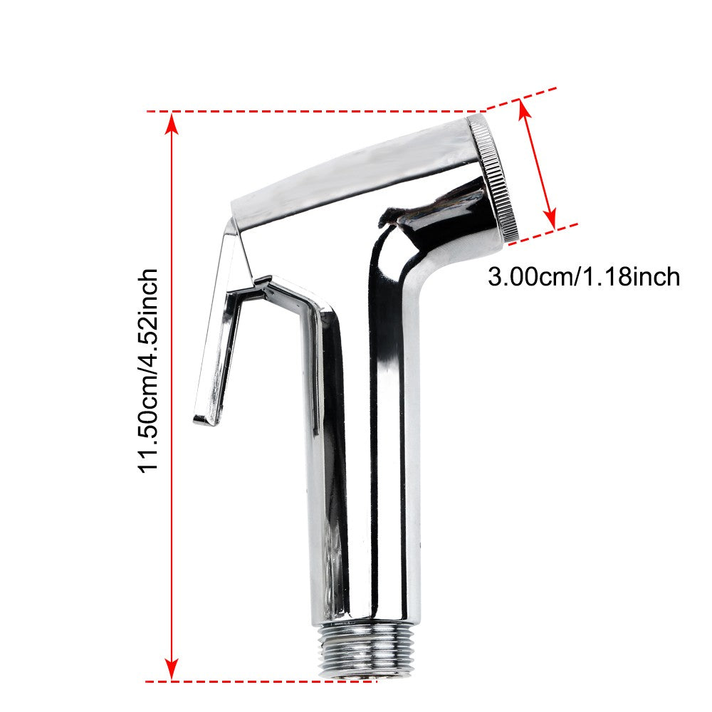 Shower Head Nozzle Portable Handheld Bidet Toilet Sprayer with Telephone Shower Hose Spray Gun