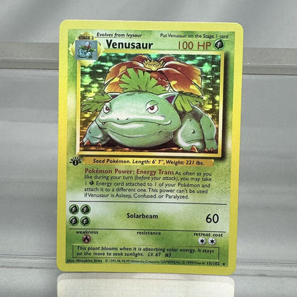 Cartas PKM 1ª Edição Charizard Blastoise Dragonite 1996 Base Set Cartas Holográficas Individuais Coleção de Cartas de Jogo Cartas Proxy PTCG