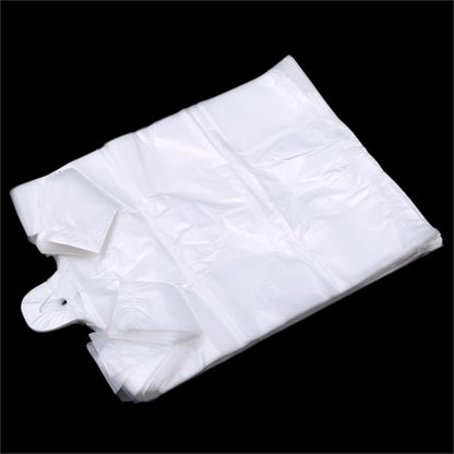 100pcs Transparent Bags Shopping Bag Plastic Supermarket Bags