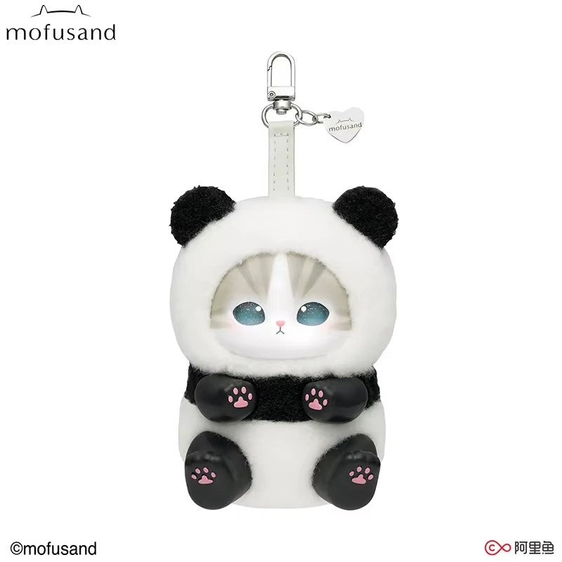 In Stock Genuine Mofusand Cat Series Vinyl Shark Cat Surprised Box Toy Ornaments Surprised Blind Box Bag Plush Keychain Doll