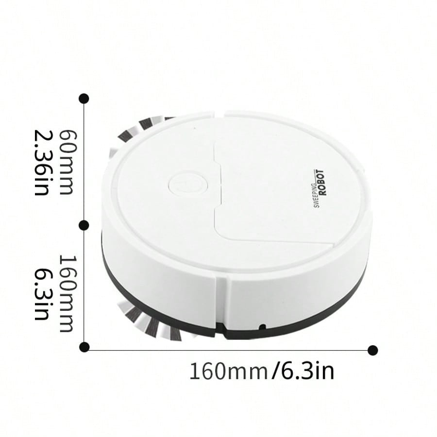 3-In-1 Robot Vacuum & Mop Combo, Strong Suction for Pet Hair & Hard Floors