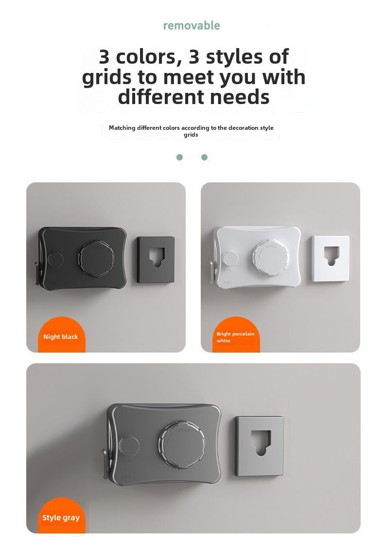 Invisible clothesline, indoor non perforated balcony, invisible retractable clothesline, bathroom clothesline, steel wire rope