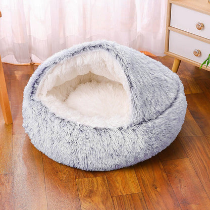 Cama Redonda para Cães, Quente de Inverno, Cama de Gato de Pelúcia, Cesto para Cães Lavável, Cama de Estimação para Cães de Pequeno, Médio e Grande Porte, Sofá para Gatos