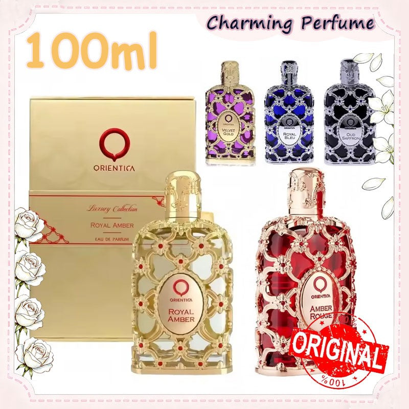 100Ml Arab Perfumes Eau De Parfum Female Fragrance Perfume man Royal Amber Parfume Cologne Perfume for Men Women