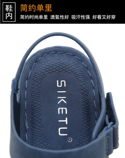 Sandal Lightweight Casual Sporty Comfortable Thick-Soled Velcro Versatile Fashion Trend Breathable National Style Wear-Resistant