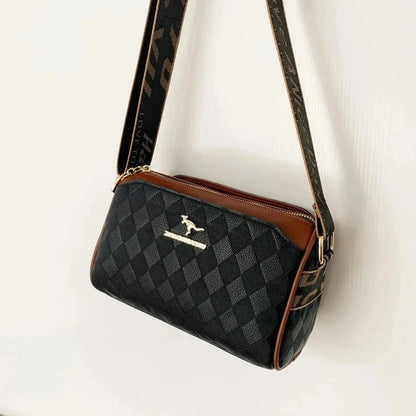 New Luxury High Quality Women Messenger Bag Famous Designer Lady Shoulder Bags Fashionable Checkered Trendy Crossbody Sac A Main