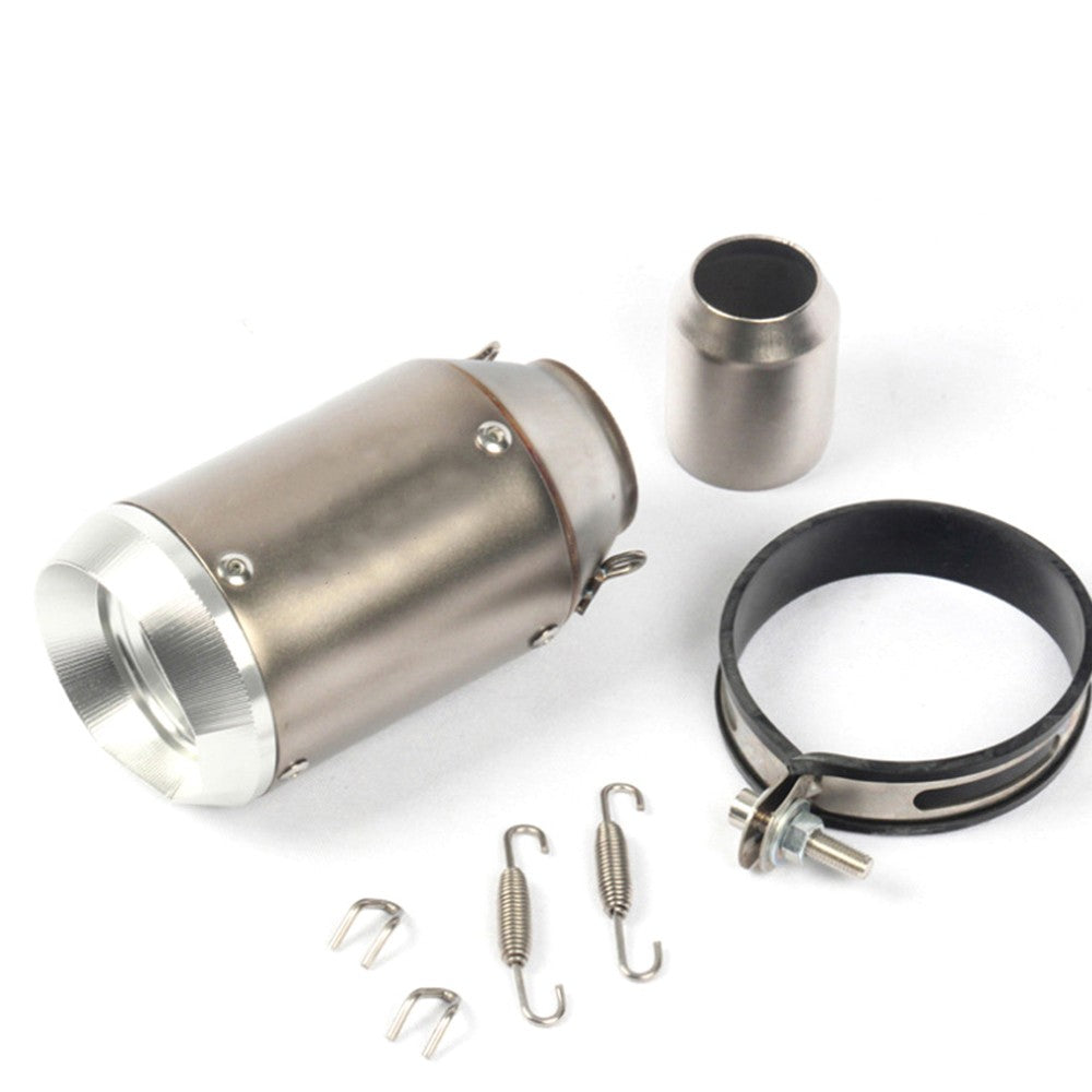 Universal Motorcycle Exhaust CNC Carbon Fiber Escape Muffler For Kawasaki Z900 FZ6 RC390 S1000XR