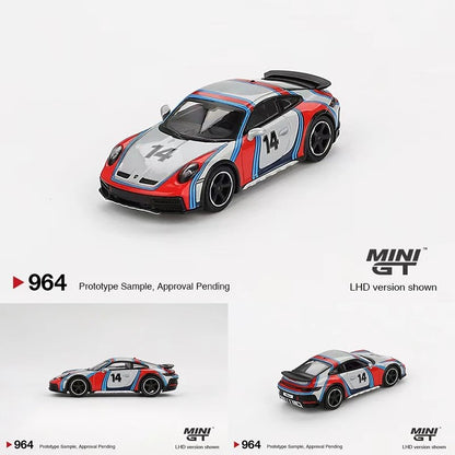 MINIGT Em estoque 1:64 Porsche Lamborghini Bugatti Pagani BMW McLaren Nissan Diecast Dior Car Modelo Coleção Miniatura Para