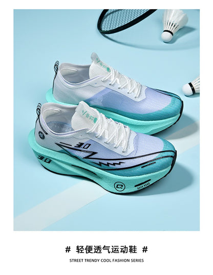 NEW Running Shoes Men Sports Marathon Carbon Plate Breathable Lightweight Women Comfortable Athletic Leisure Sneakers Footwear