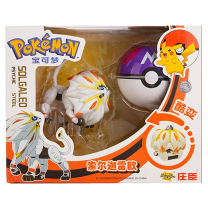 Novos Bonecos Pokémon Caixa Original Genuína Pikachu Charizard Greninja Monstro de Bolso Pokebola Brinquedos Modelo de Deformação de Ação Presente