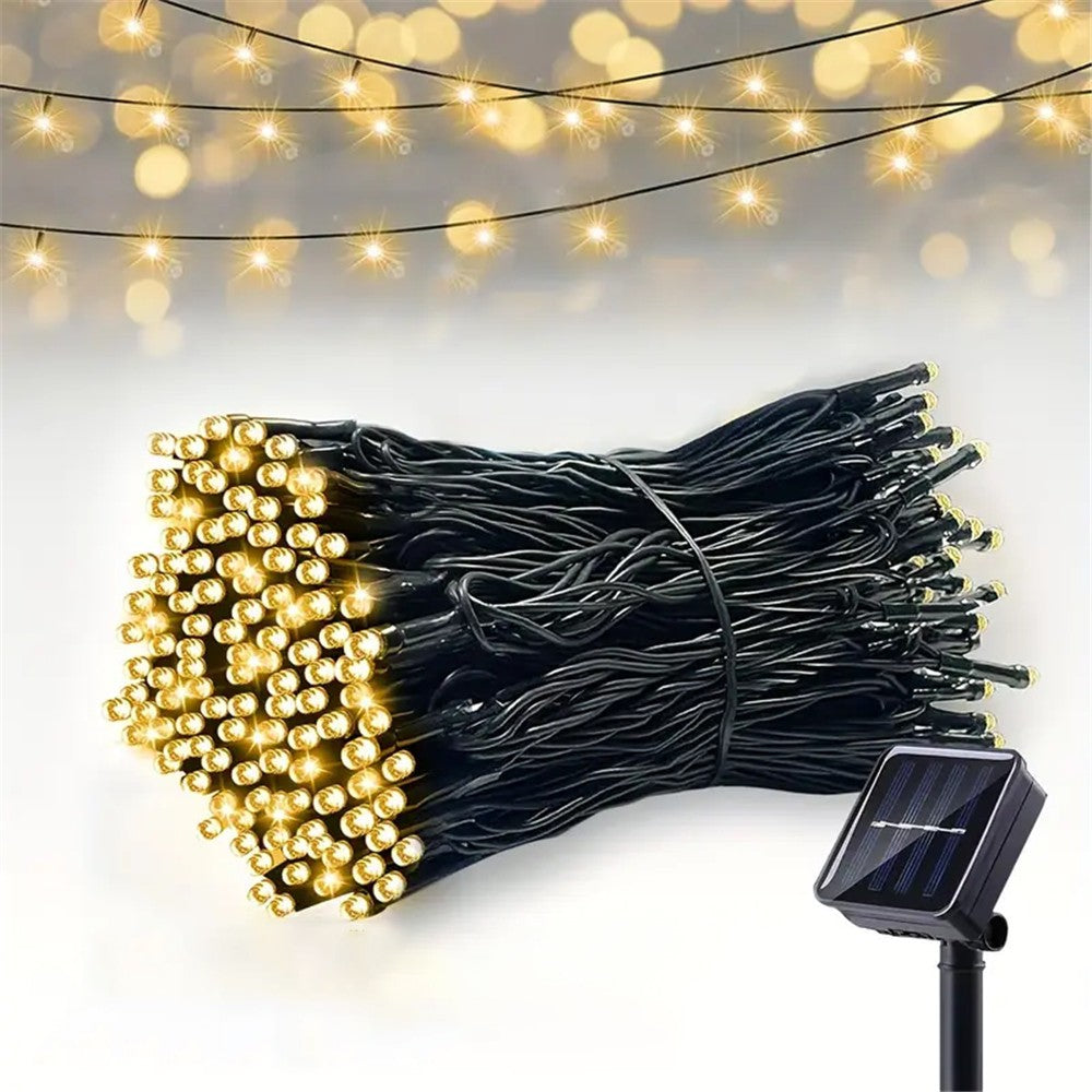 Solar String Lights Outdoor 20/50/100/200 LED Solar Waterproof Lights with 8 Lighting Mode Garland Lights for Tree Party Decor