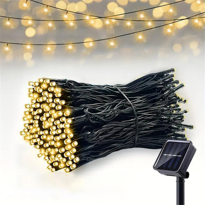 Solar String Lights Outdoor 20/50/100/200 LED Solar Waterproof Lights with 8 Lighting Mode Garland Lights for Tree Party Decor