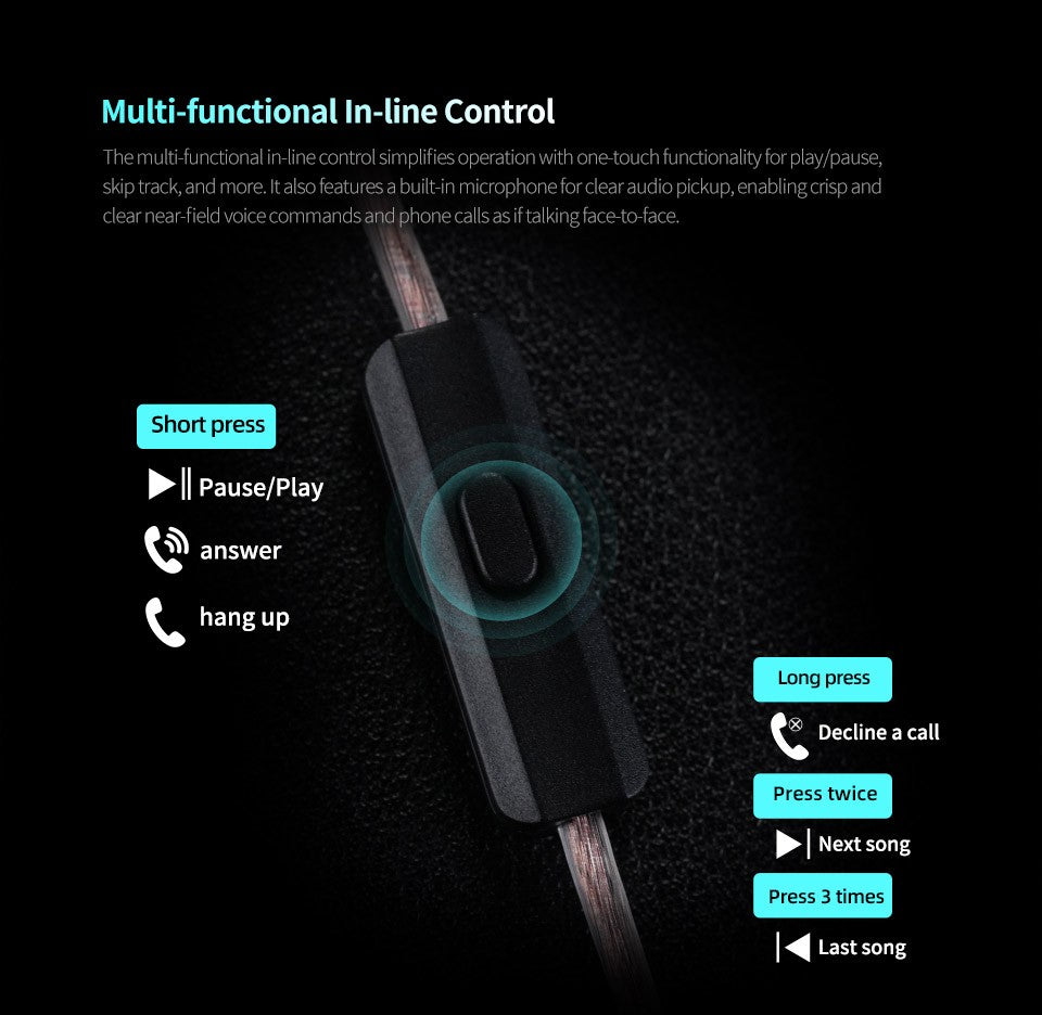 KZ Castor Pro HiFi Earphones Dynamic Drivers High-end Tunable Earphones Sound Quality Bass Headset Detachable Cable Headphones
