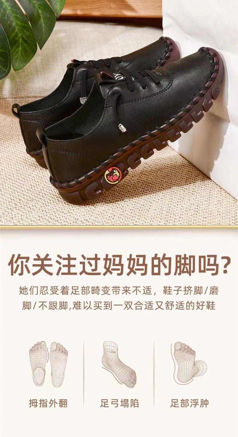 2025 Women's Flat Shoes New Orthopedic Loafers Woman Moccasins Stitched Slip On Ballet Flats For Women Nurse Shoes Medical