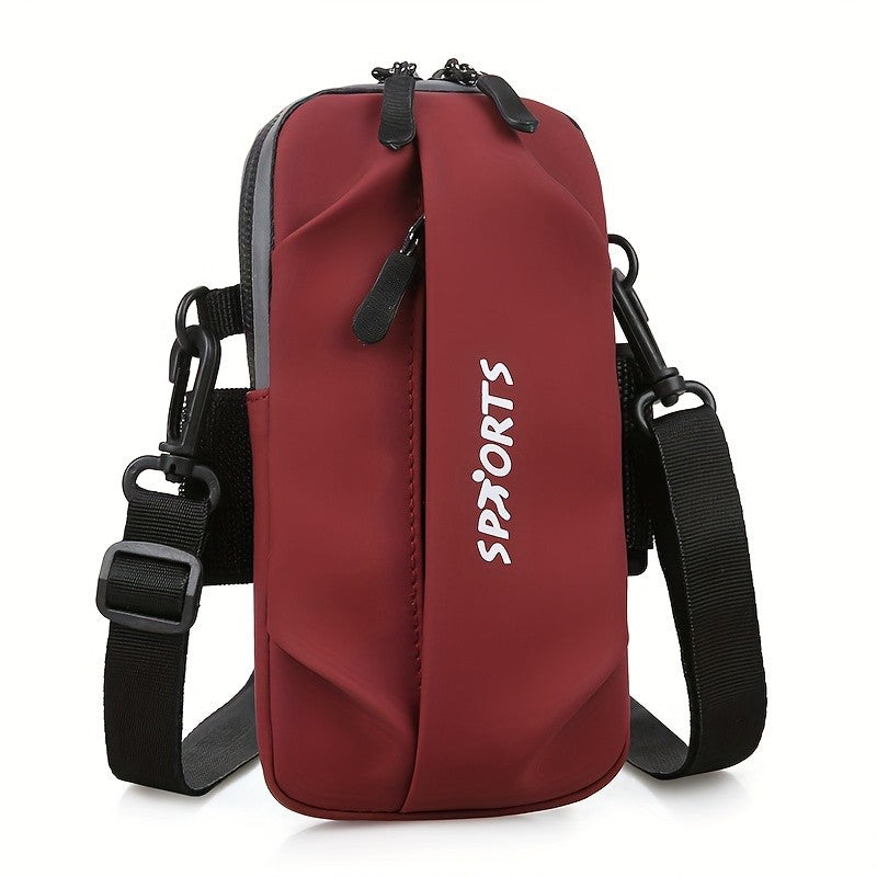 1pc Lightweight Multi-functional Satchel Bag for Men Women, Sport Running Bag for Coins Keys Cards Phone