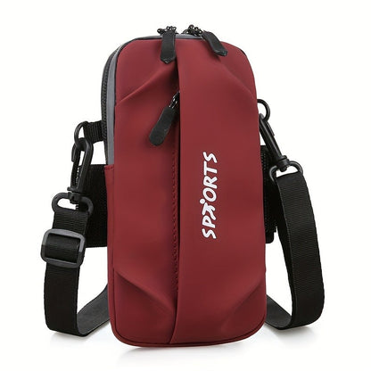 1pc Lightweight Multi-functional Satchel Bag for Men Women, Sport Running Bag for Coins Keys Cards Phone