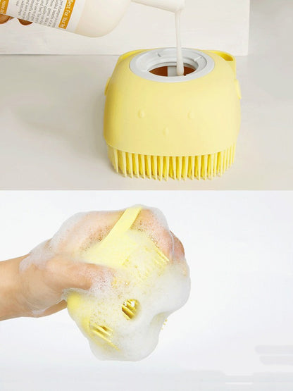Luvas de Massagem para Banho de Animais de Estimação Silicone Macio e Seguro para Cães Gatos Ferramentas de Banho e Higiene Acessórios para Mascotes