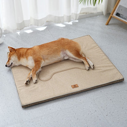 Cama de Cachorro Lavável de Inverno Almofada Reversível para Caixas de Transporte Cama Macia e Fofa para Canis Colchão para Cachorros Grandes, Médios e Pequenos