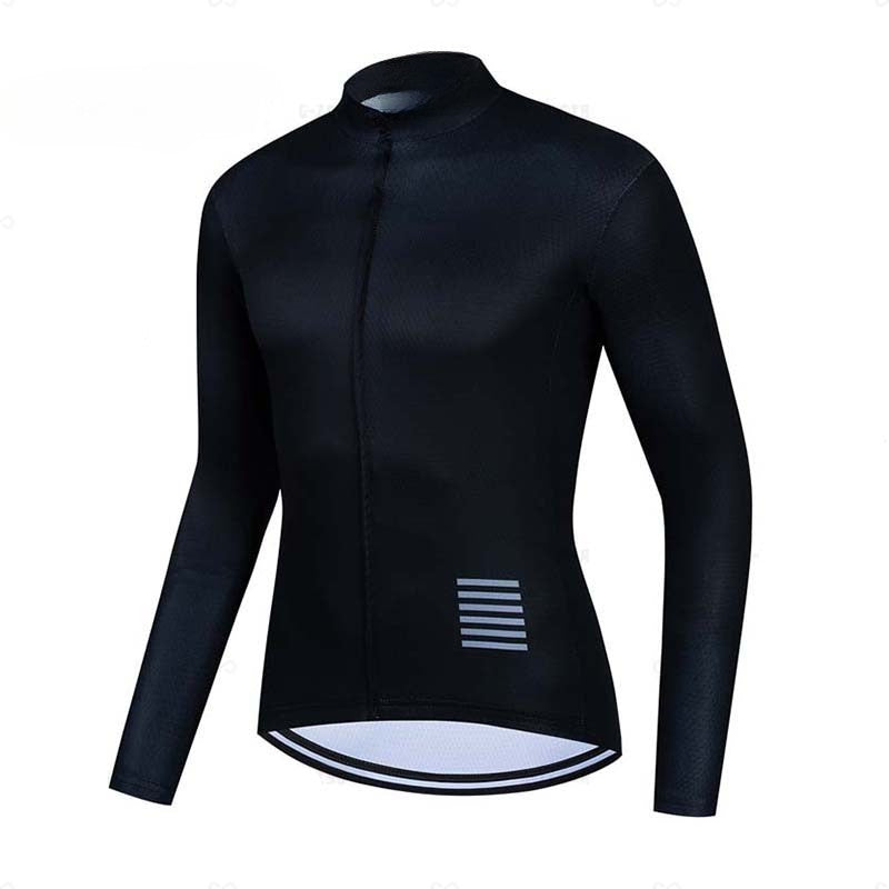 Men Cycling Jerseys White Long Sleeves Autumn Cycling Clothing MTB Pro Team Bike Shirts Bicycle Clothes